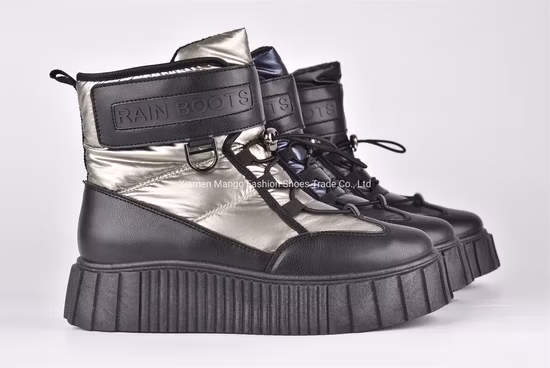 야외에서 따뜻하게 지내기 위한 방수 겨울 부츠를 갖춘 새로운 패션 여성 부츠